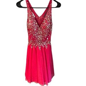 Pink Gemestone Dress